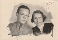 Шкляев Евгений и Селезнева Софья, с. Утятка 1948 год